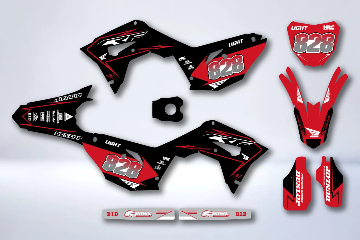Graphics kit HONDA CRF 450 2017-2020 CRF 250 2018-2021 - SYLSYN