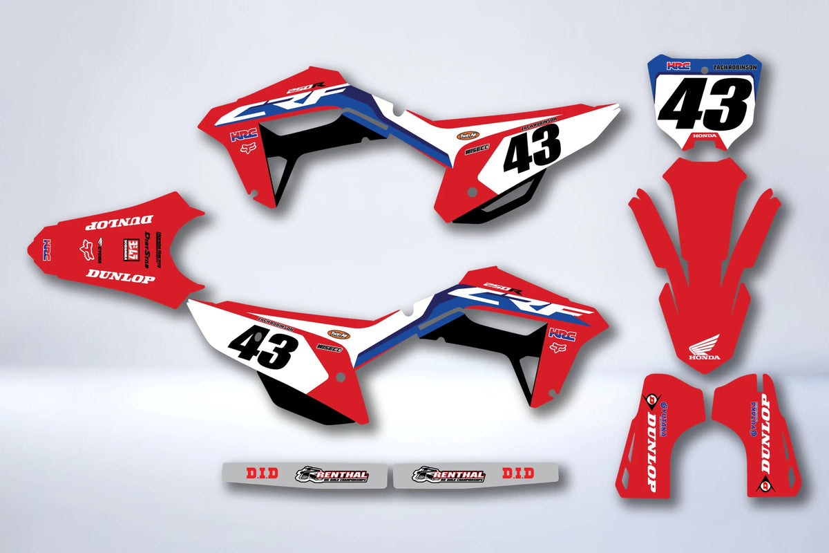 Dekor-Kit HONDA CRF 250 2022-2024 & CRF 450 2021-2024 - DRAXAR