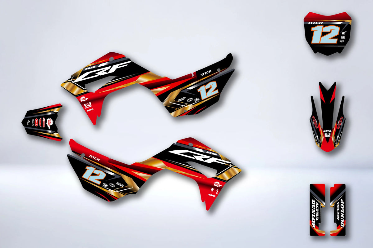 Dekor-Kit HONDA CRF 110 F 2019-2026 - PALDRIX