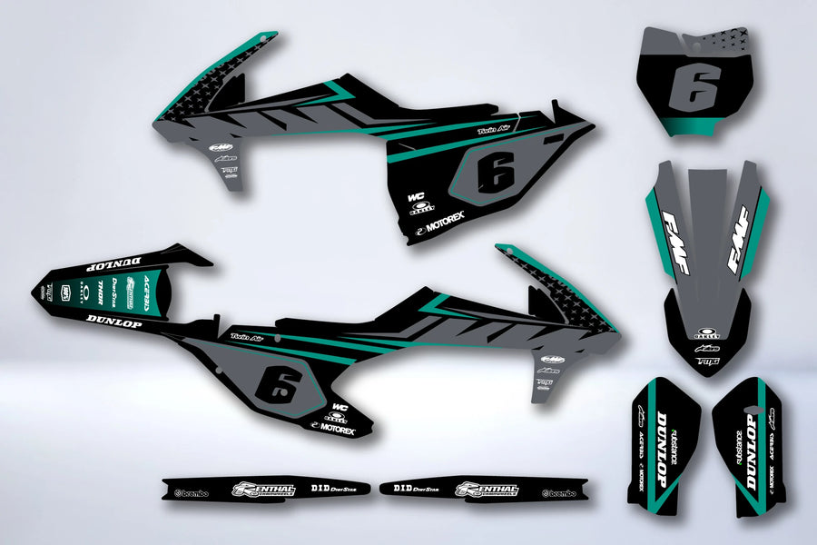 Kit déco KTM EXC EXC-F SX SX-F 2016-2019 BORMAX