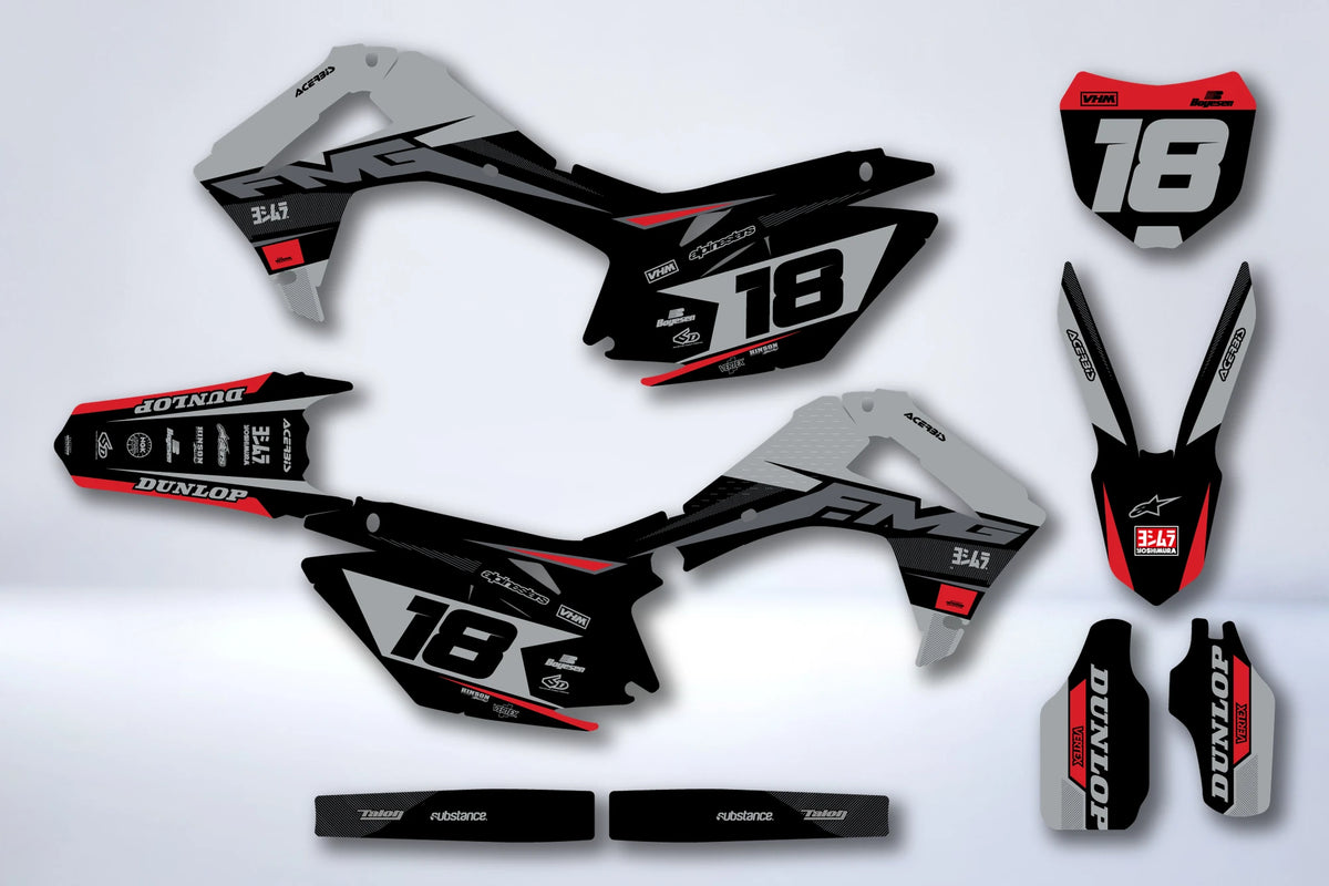 Kit de adhesivos HONDA CRF 250-450 2013-2016 - QUAVAR