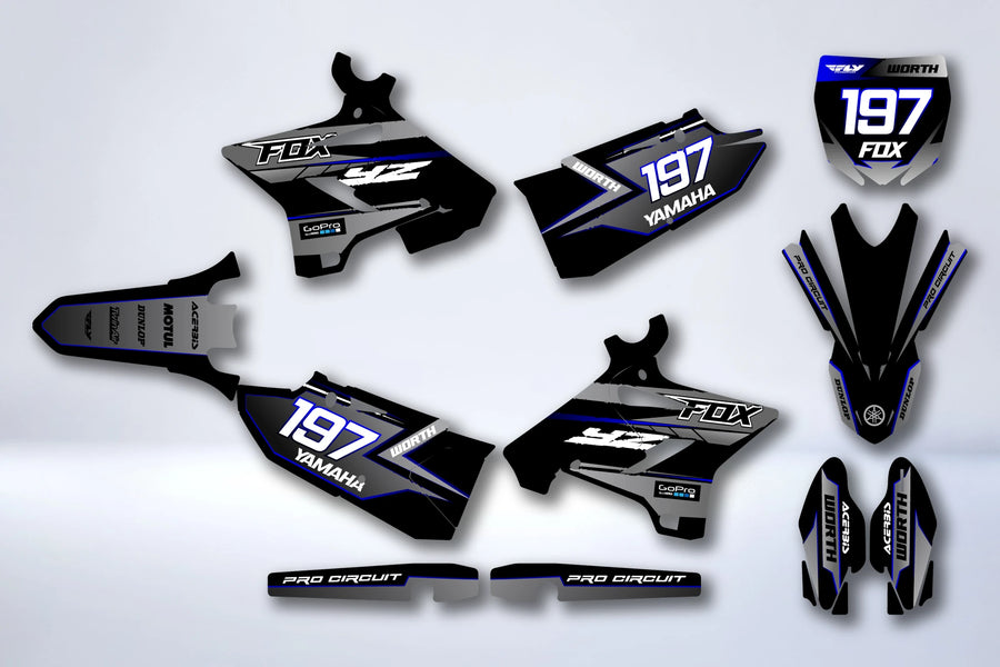 Kit déco YAMAHA YZ 125-250 2015-2021 TYRHIX