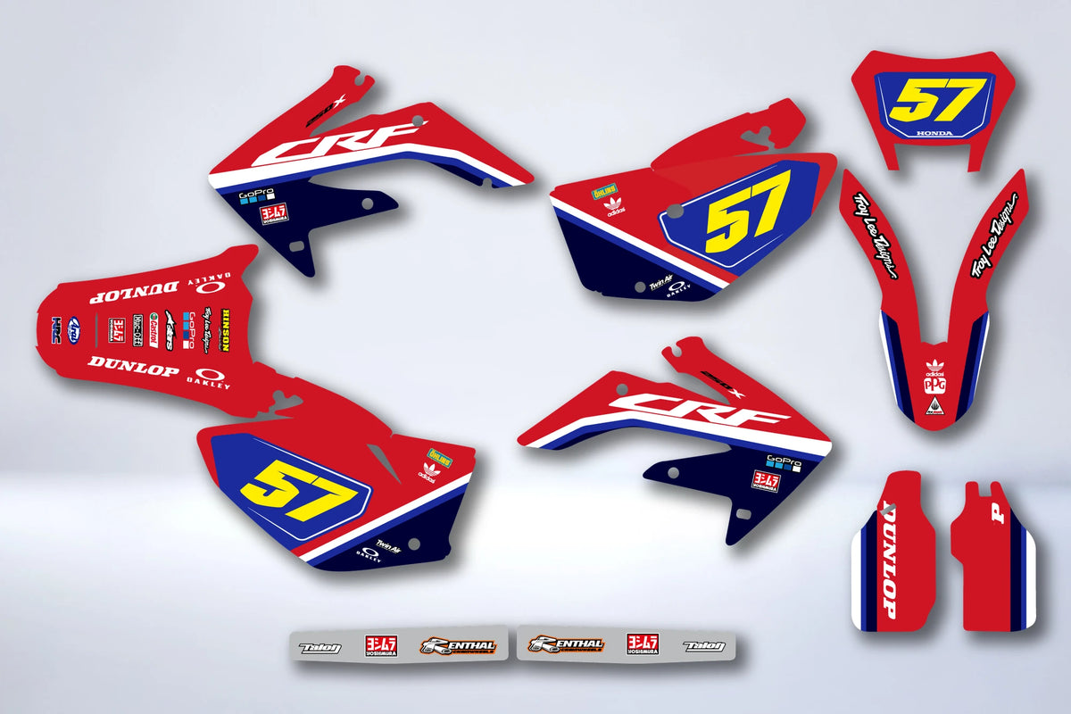 Kit grafiche HONDA CRF250X 2004-2020 - IROGAR