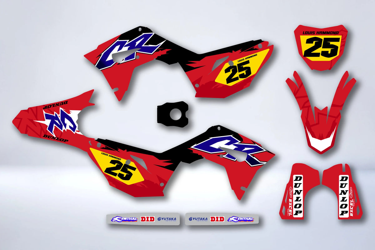 Dekor-Kit HONDA CRF 450 2017-2020 CRF 250 2018-2021 - PROZIX