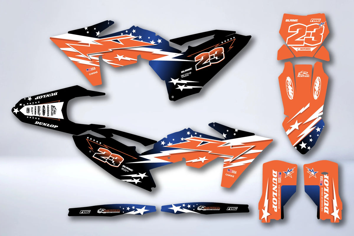 Kit Déco KTM EXC EXC-F SX SX-F 2023-2025 - SKORON
