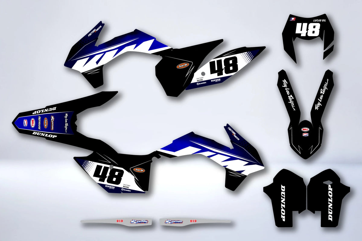 Kit de adhesivos KTM EXC EXC-F SX SX-F 2013-2016 - ZORMIX