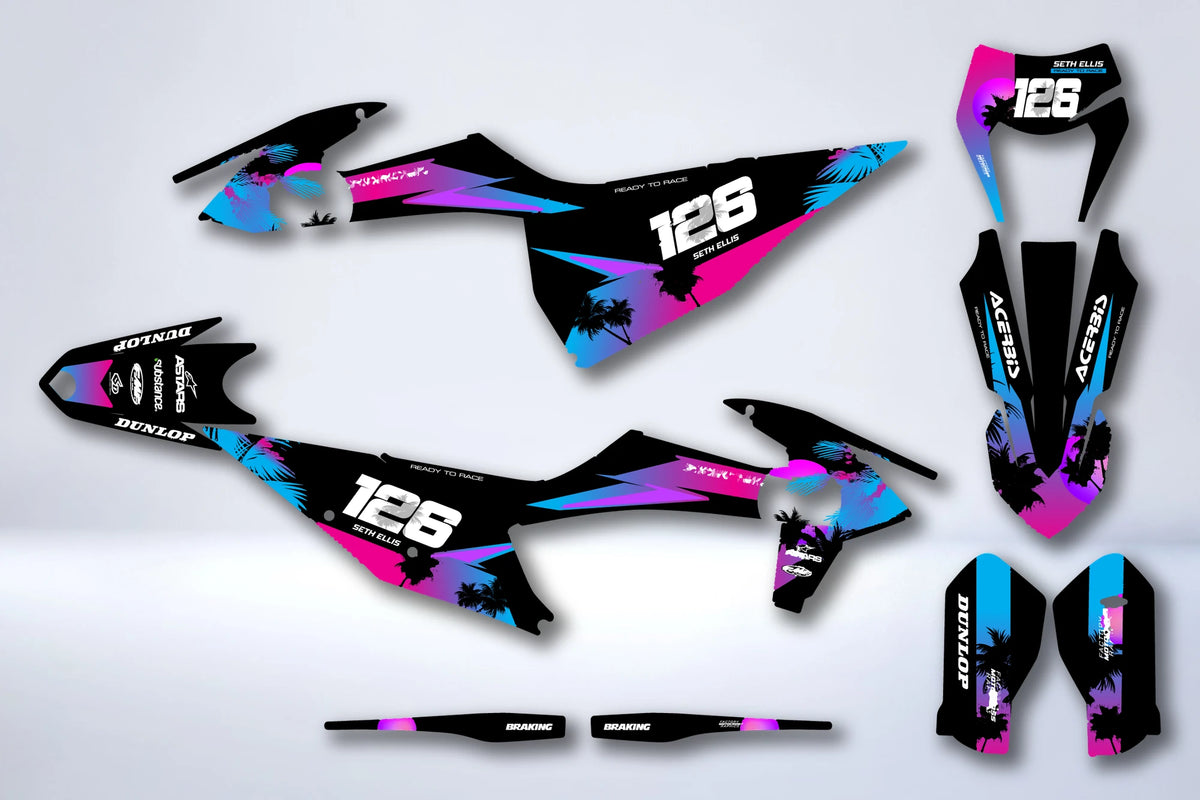 Kit Déco KTM EXC EXC-F SX SX-F 2019-2023 - RIXTAN