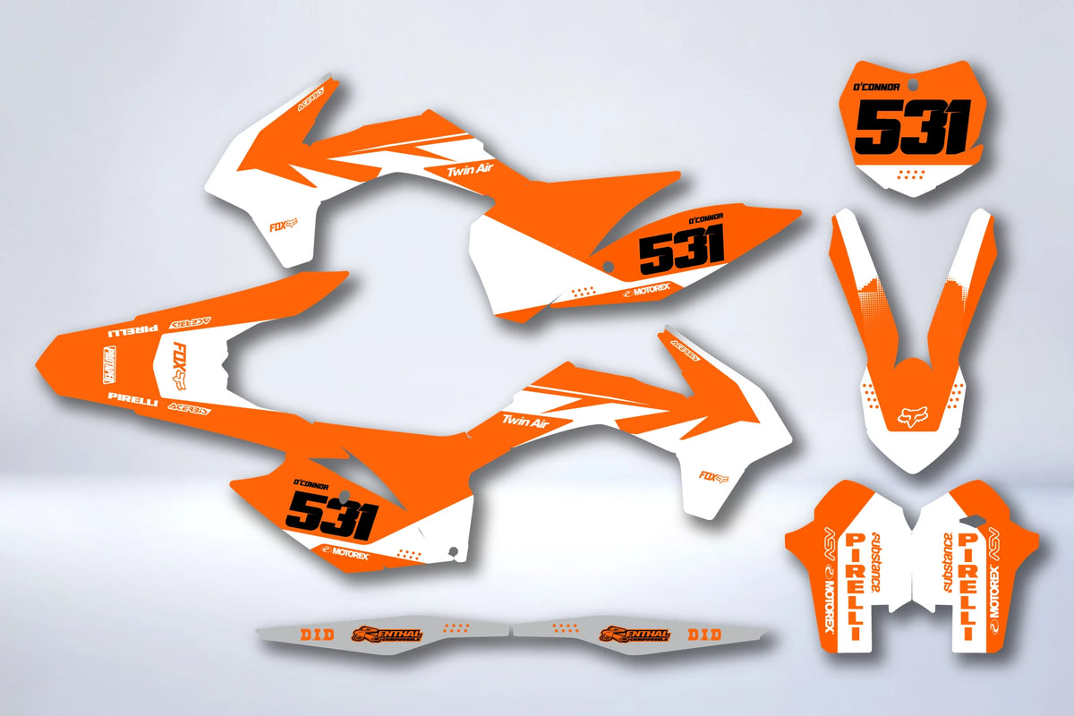 Graphics kit KTM EXC EXC-F SX SX-F 2013-2016 - XERKANE