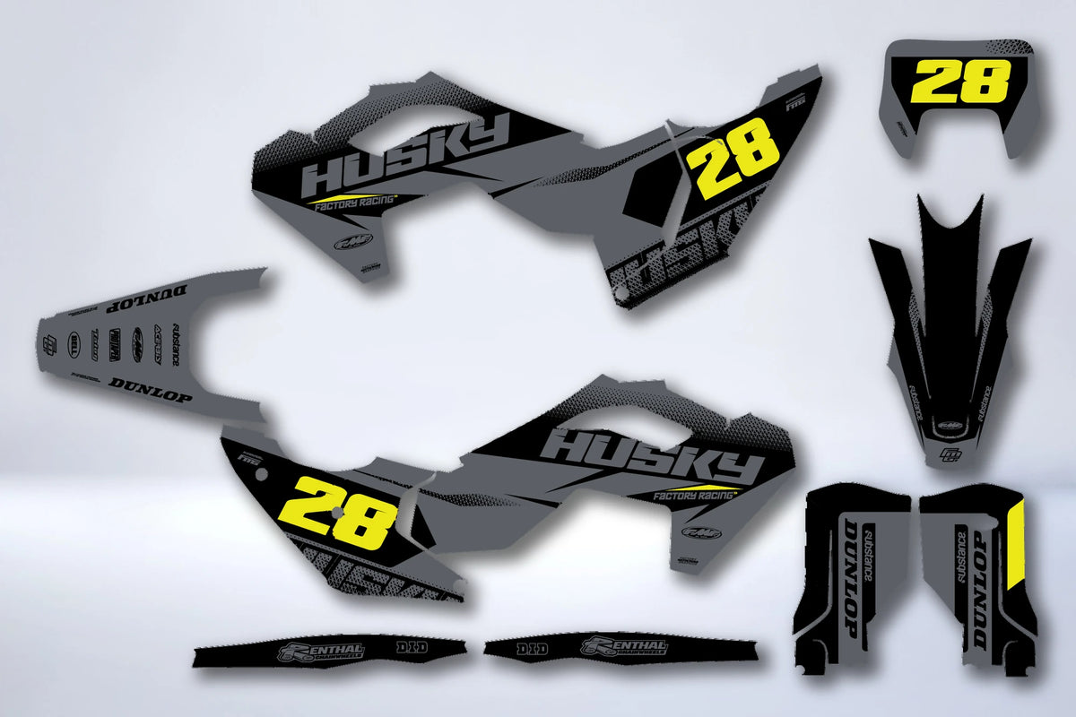 Dekor-Kit HUSQVARNA FC/TC 2023-2024 & TE/FE 2024-2025 - TRAMOS