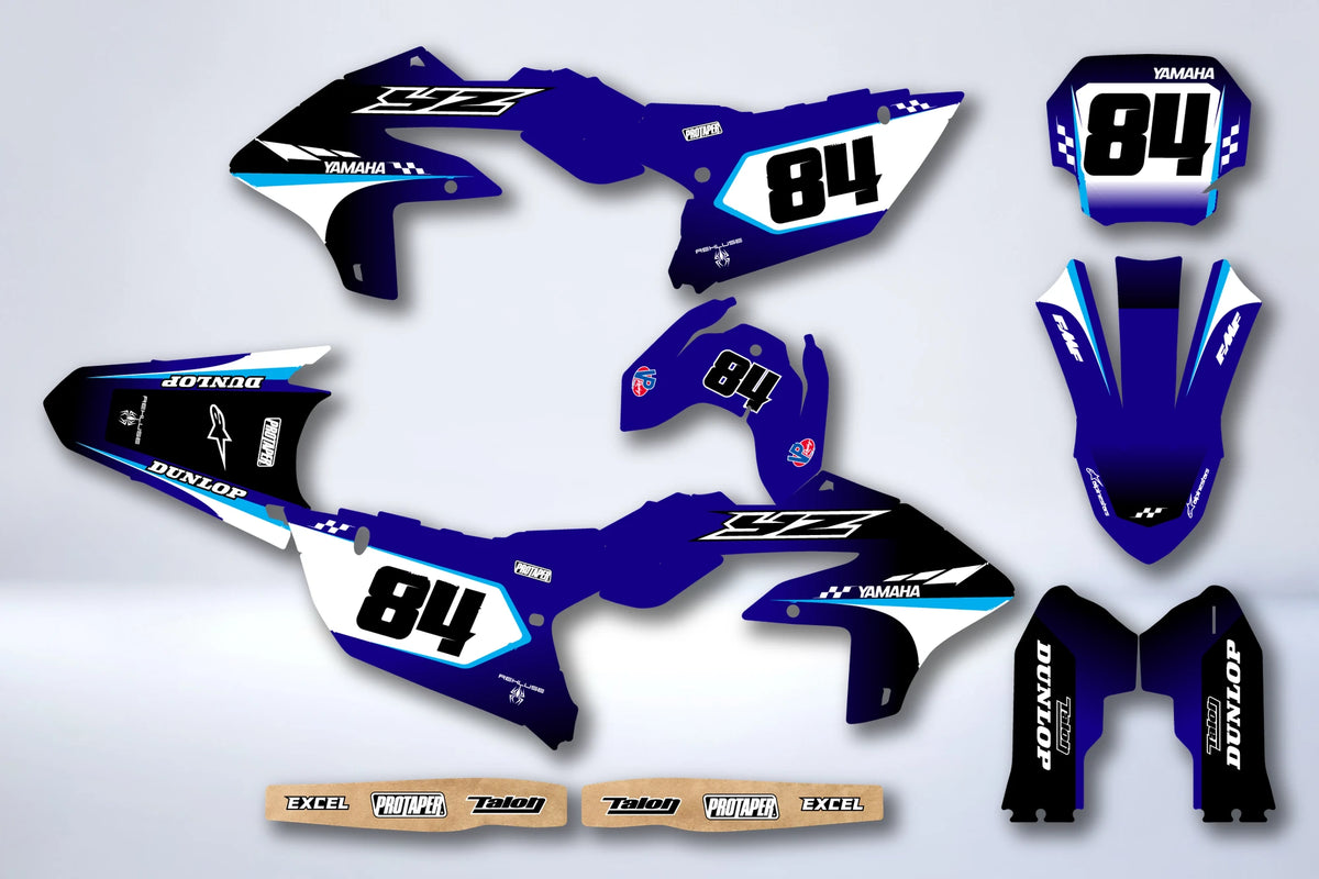 Dekor-Kit Yamaha YZF 250 2024-2025 & YZF 450 2023-2025 - ZAKNOX