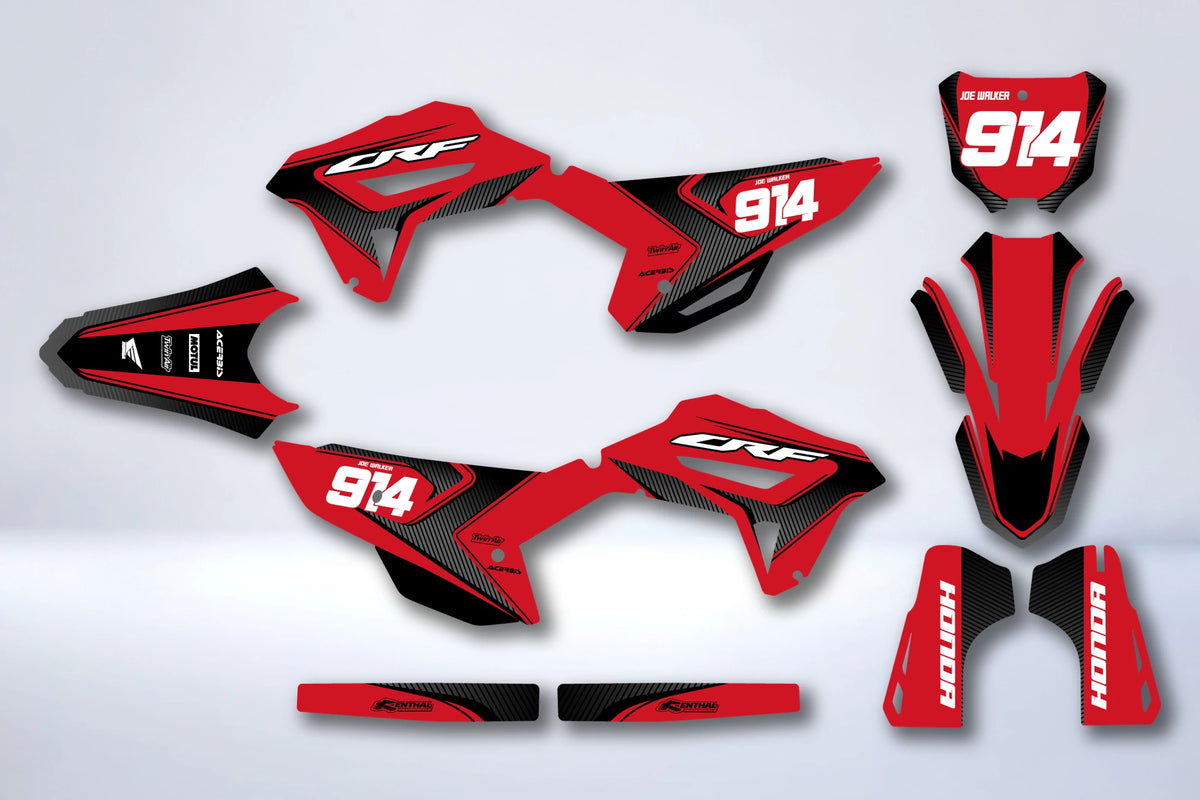 Graphics kit HONDA CRF 250 2022-2024 & CRF 450 2021-2024 - KRYTRIX