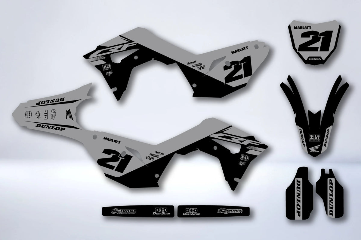 Graphics kit HONDA CRF 450 2017-2020 CRF 250 2018-2021 - VULVAR