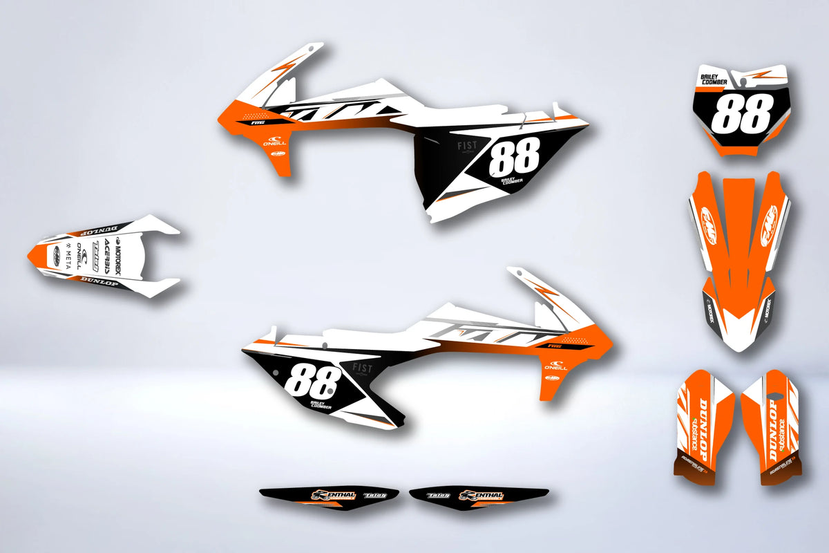 Kit Déco KTM EXC EXC-F SX SX-F 2016-2019 - CYGZOR