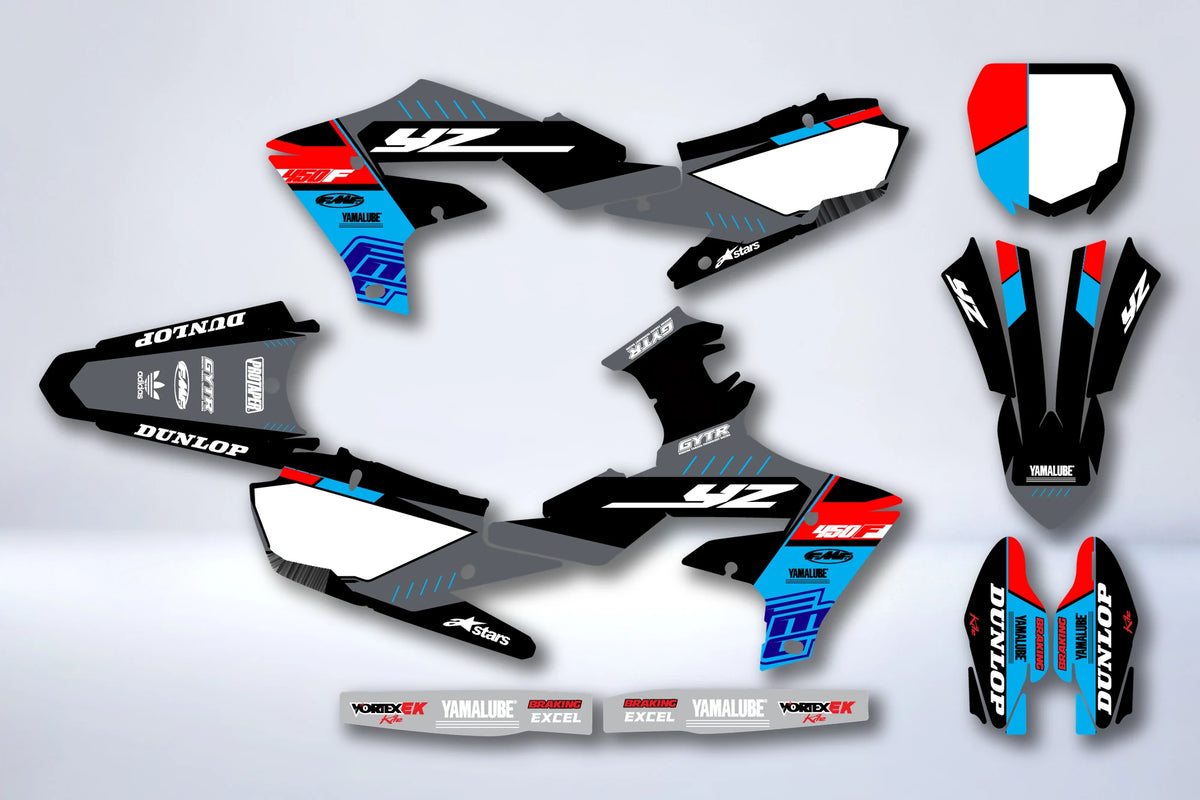 Dekor-Kit Yamaha YZF 250 ( 2019-2021 ) / 450 ( 2018-2022 ) - BORKIS