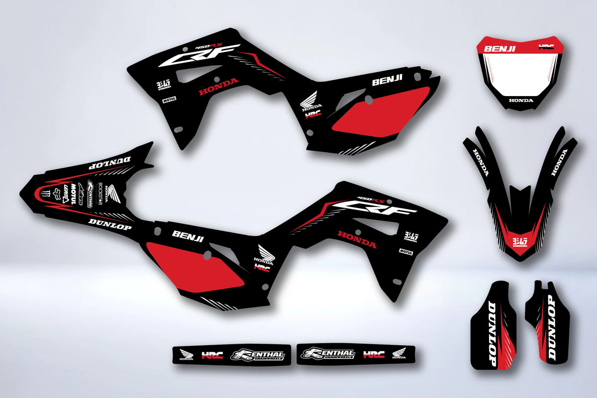 Graphics kit HONDA CRF 450 2017-2020 CRF 250 2018-2021 - ZORSYN
