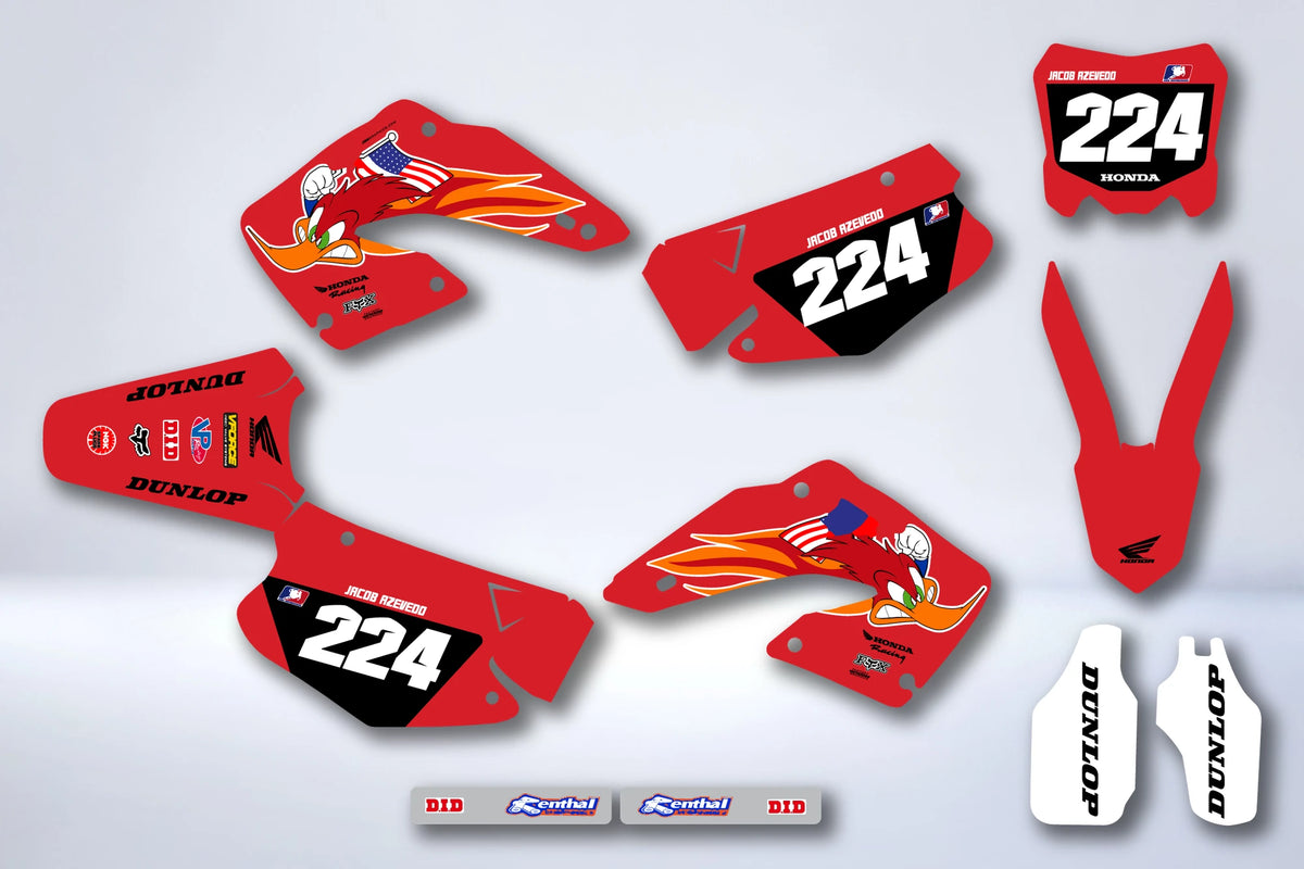 Kit grafiche HONDA CR 125-250 2000-2001 - VULKIS