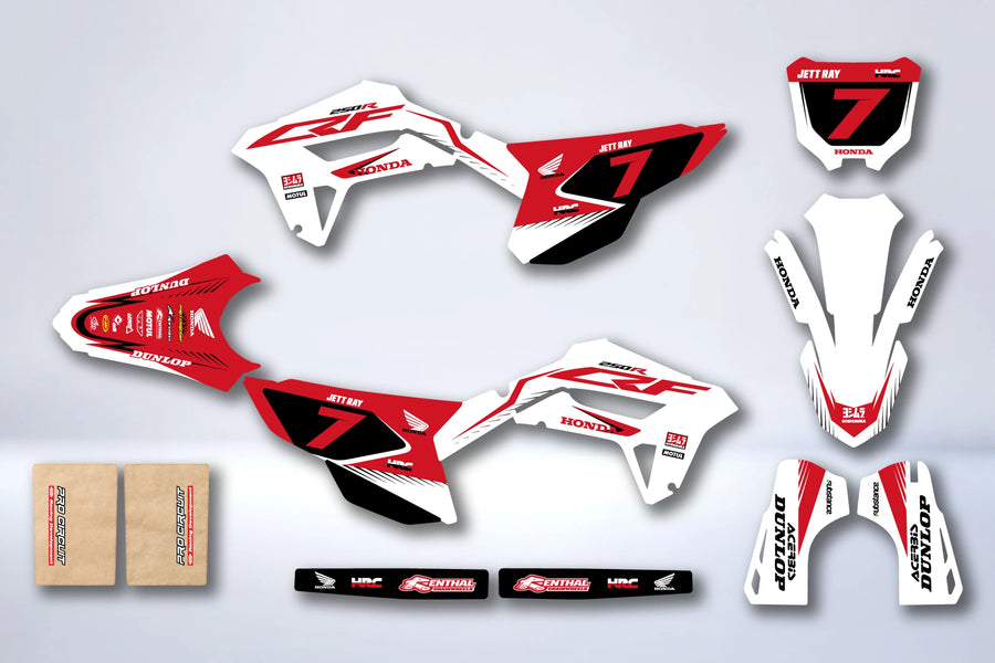 Kit déco HONDA CRF 250 2022-2024 & CRF 450 2021-2024 QUIMOS