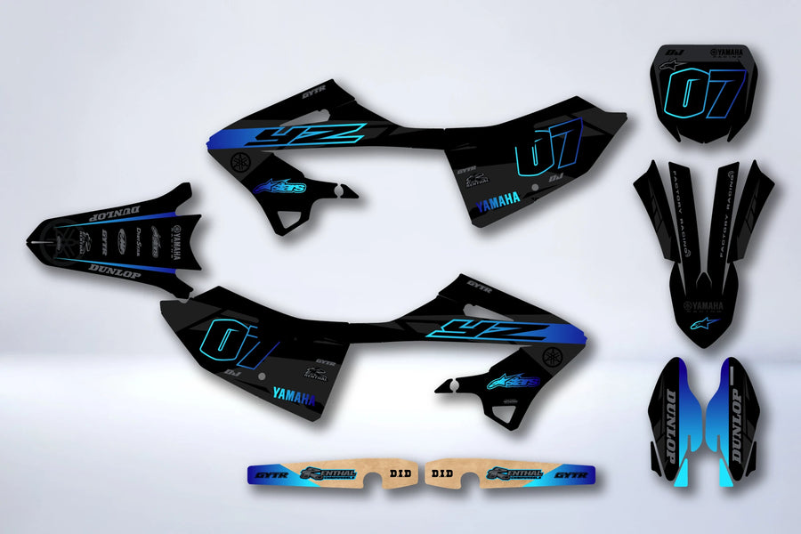 Kit déco Yamaha YZ 125/250 2022-2026 MUDTOR