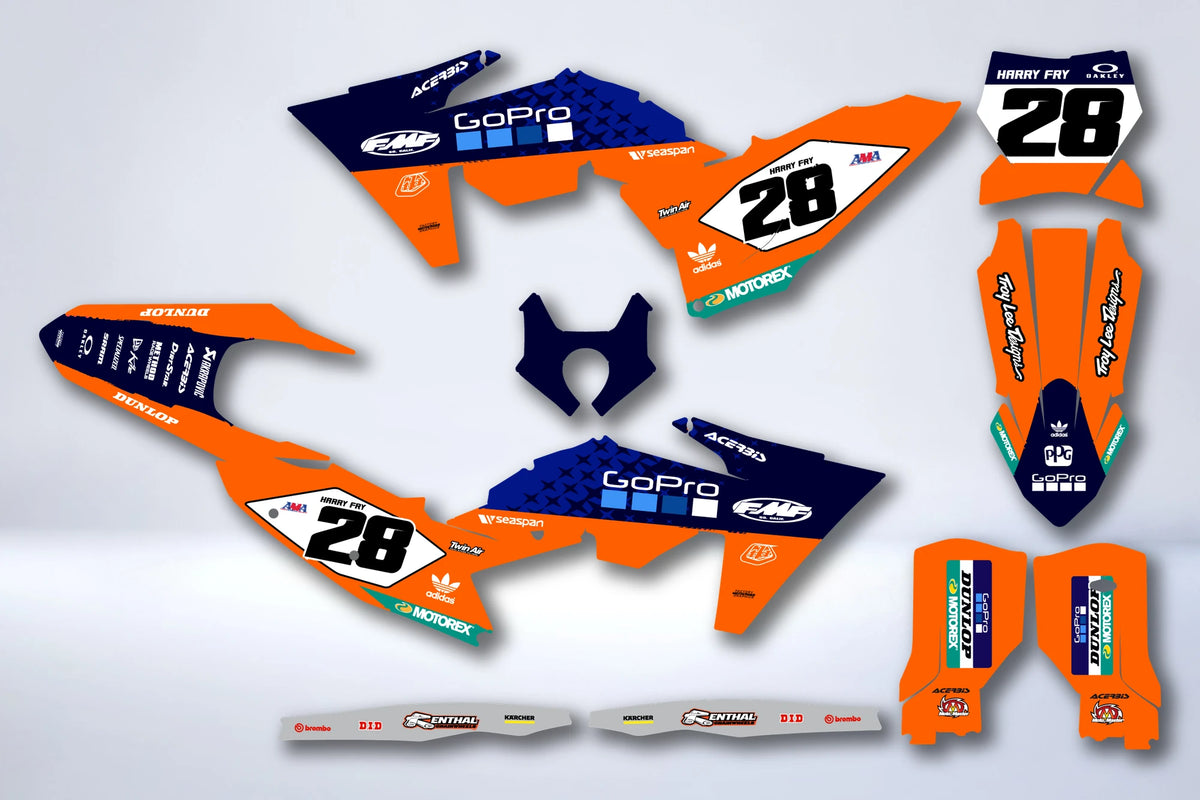 Kit Déco KTM EXC EXC-F SX SX-F 2023-2025 - LOKSAR