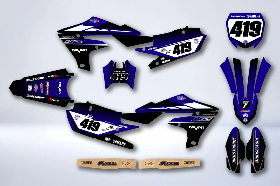 Kit déco Yamaha YZF 250 ( 2019-2021 ) / 450 ( 2018-2022 ) BRURON