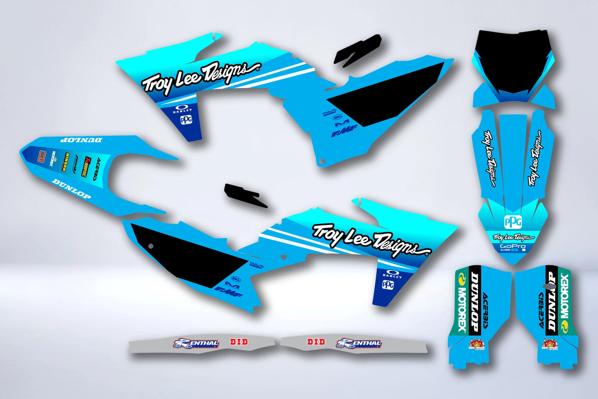 Kit grafiche KTM EXC EXC-F SX SX-F 2023-2025 - DUSTAN