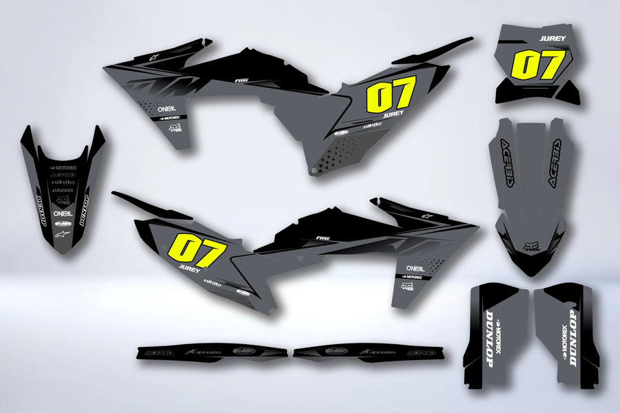 Kit déco KTM EXC EXC-F SX SX-F 2023-2025 TRAPEX