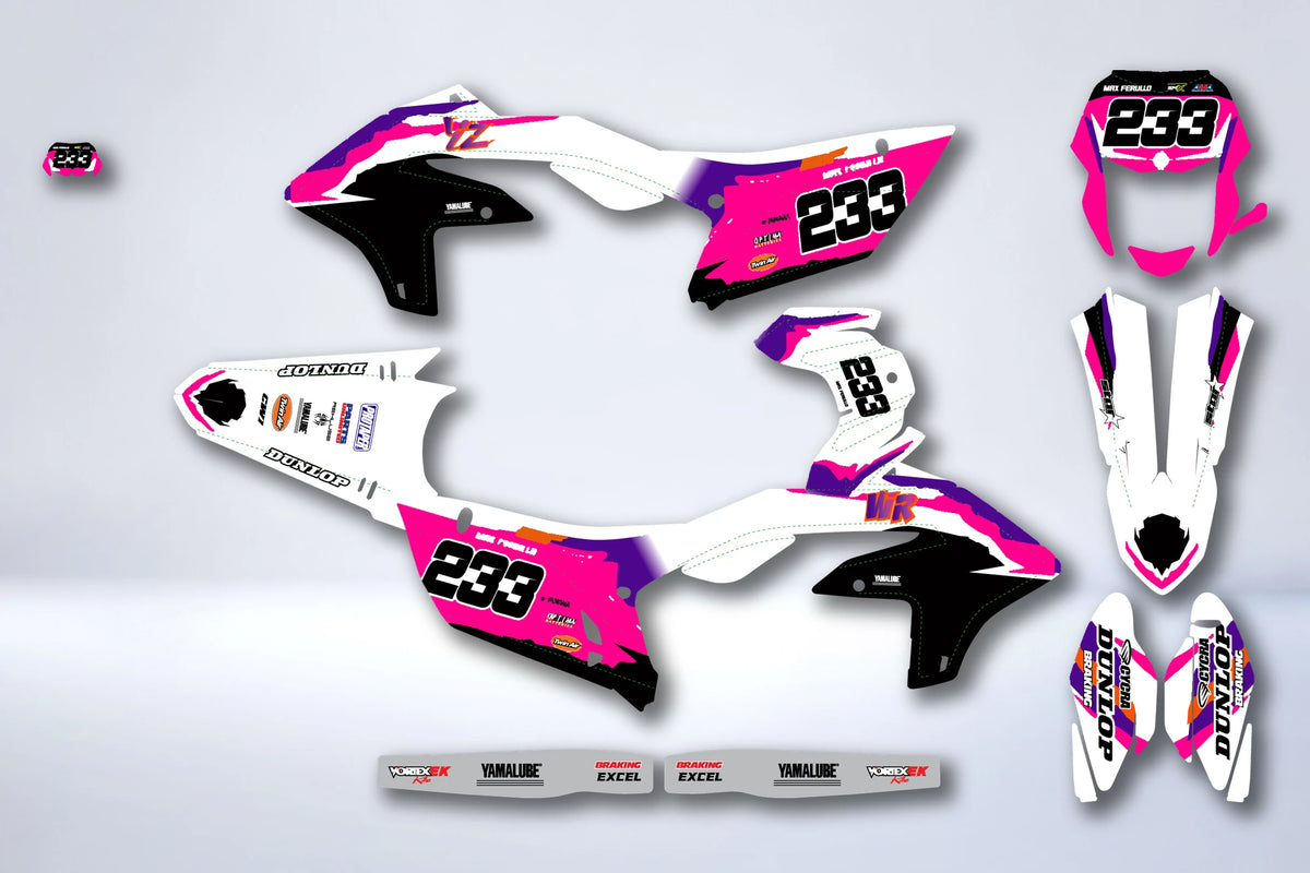Graphics kit YAMAHA WR 250F 2025 & WR450F 2024-2025 - TUNDAX