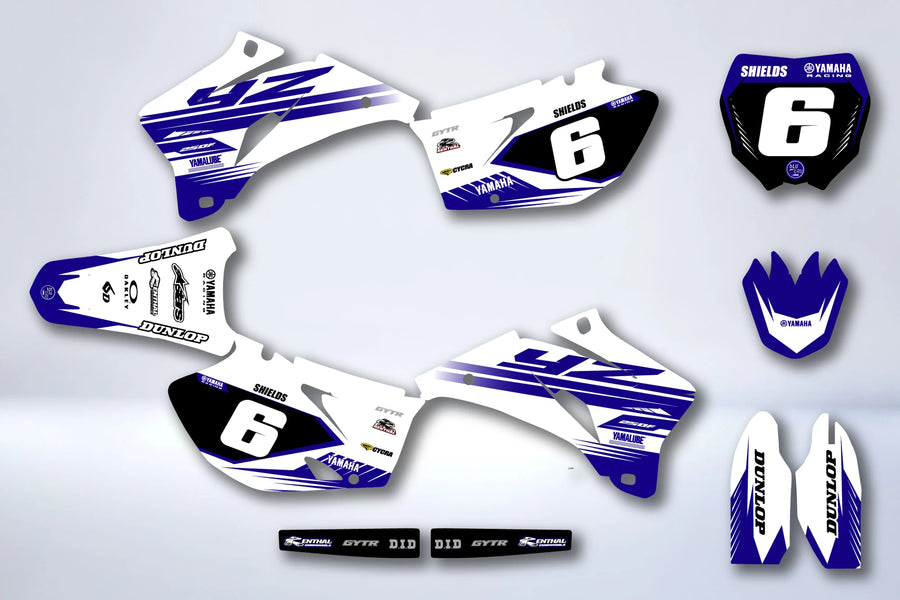 Kit déco YAMAHA YZF 250-450 2006-2009 DUSNOX