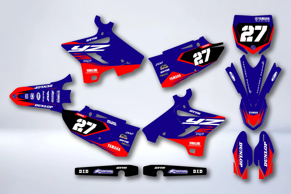 Kit Déco YAMAHA YZ 125-250 2015-2021 - HELQUOR