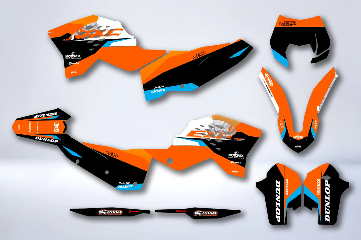 Kit Déco KTM EXC EXC-F SX SX-F 2007-2011 - SABHIX
