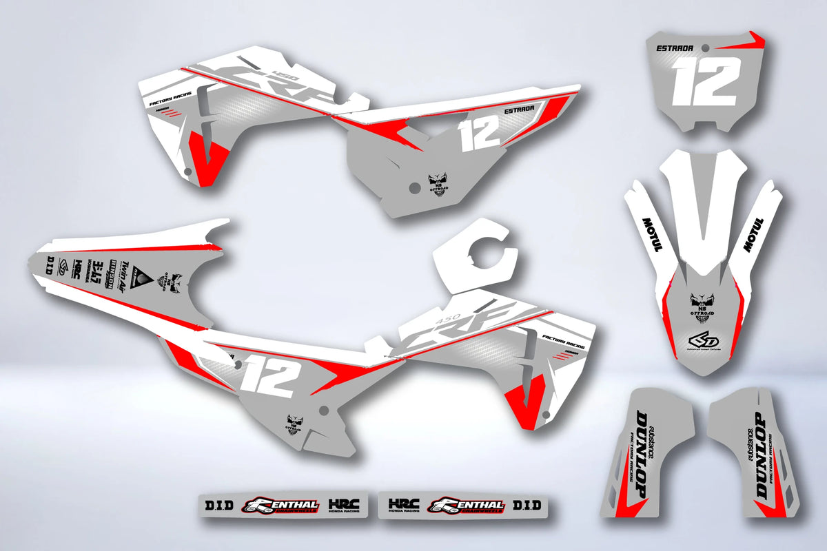 Dekor-Kit HONDA CRF 250 & CRF 450 2025-2026 - YANTON