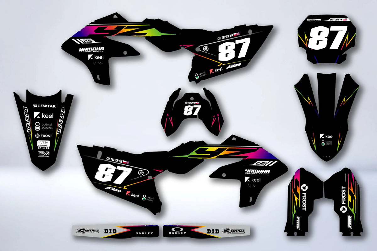 Graphics kit Yamaha YZF 250 2024-2025 & YZF 450 2023-2025 - ROKSYN