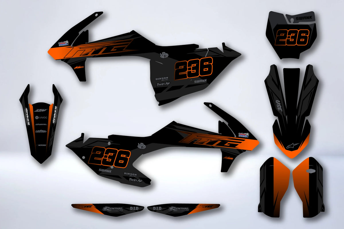 Kit Déco KTM EXC EXC-F SX SX-F 2016-2019 - MYRPEX