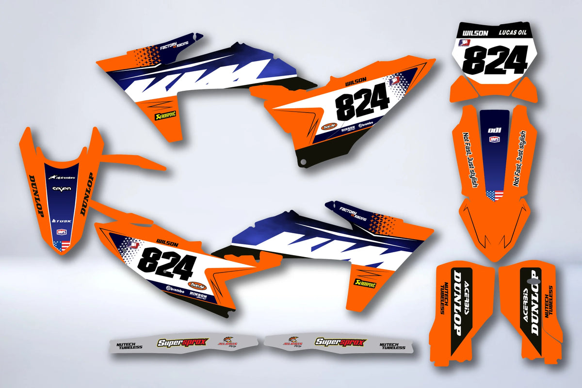Dekor-Kit KTM EXC EXC-F SX SX-F 2023-2025 - ICAXAR