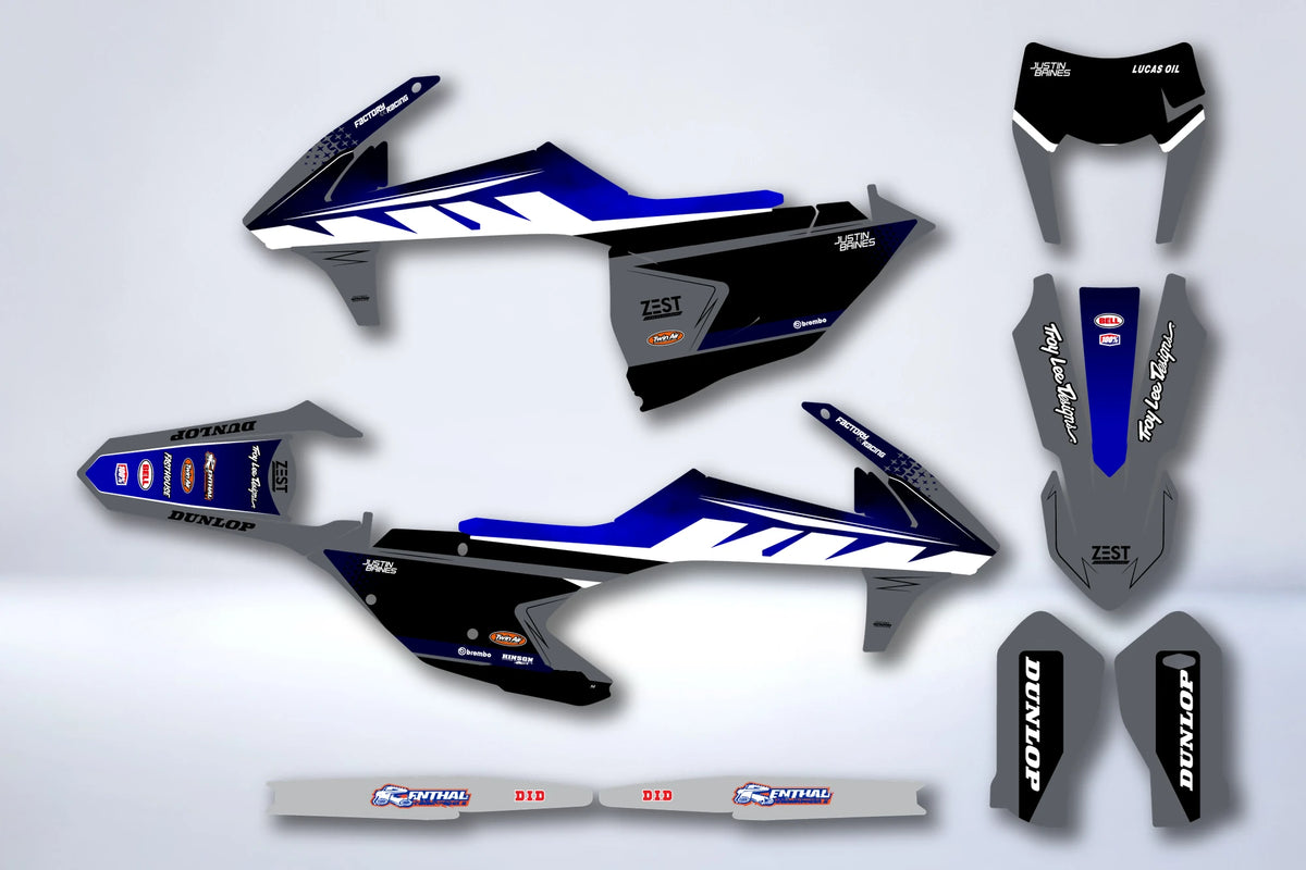 Graphics kit KTM EXC EXC-F SX SX-F 2016-2019 - HELMYR
