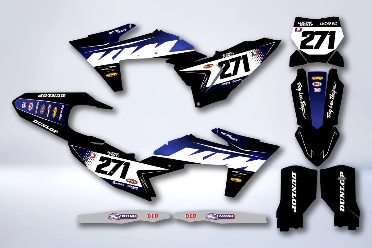 Kit Déco KTM EXC EXC-F SX SX-F 2023-2025 - ZYNZEN