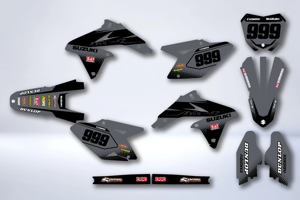 Kit de adhesivos SUZUKI RMZ 450 2008-2017 - TITANE