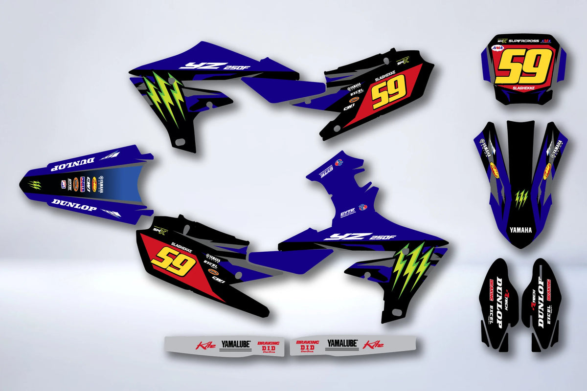 Kit Déco Yamaha YZF 250 ( 2019-2021 ) / 450 ( 2018-2022 ) - CALHIX
