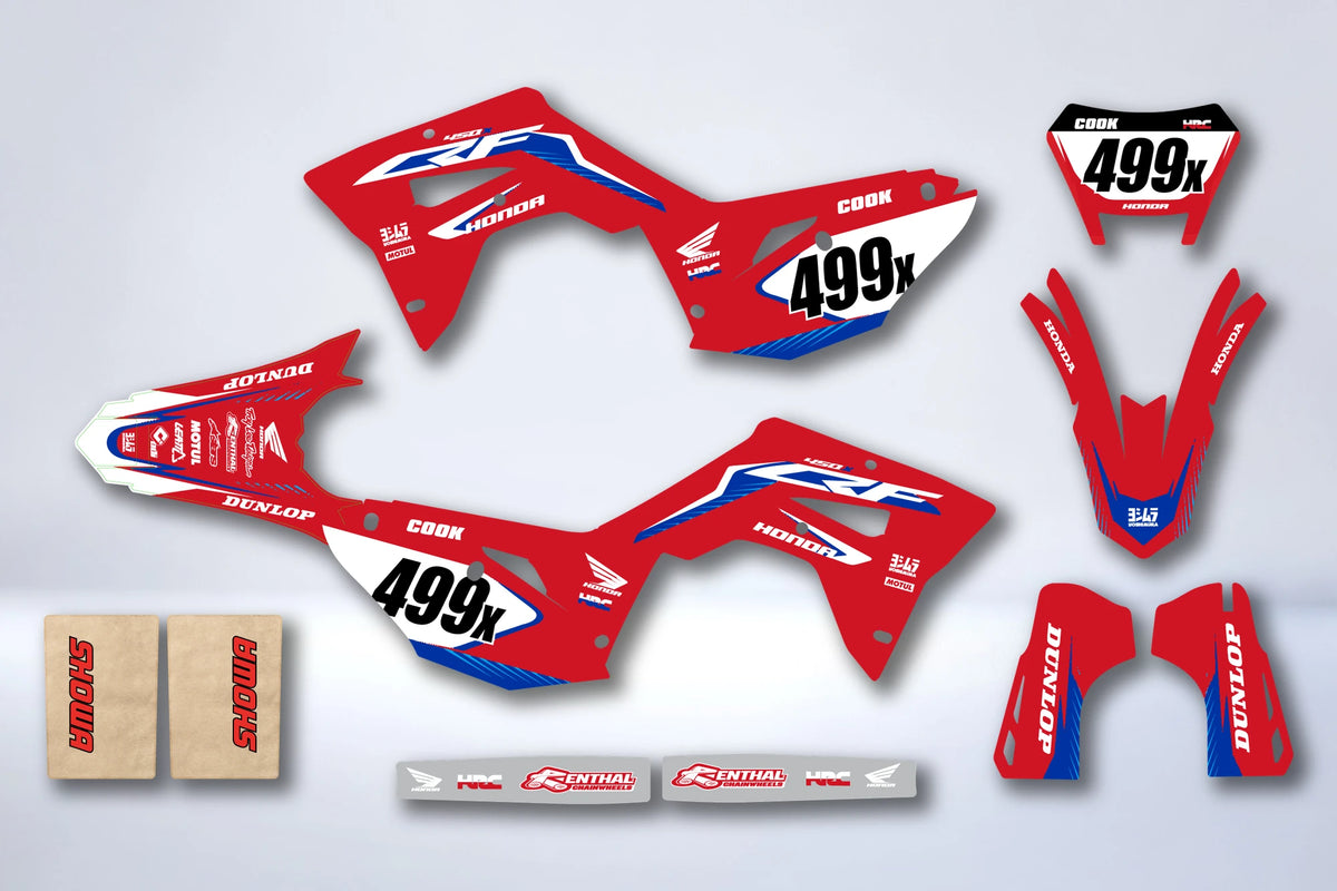 Dekor-Kit HONDA CRF450X 2018-2021 - BLANYX