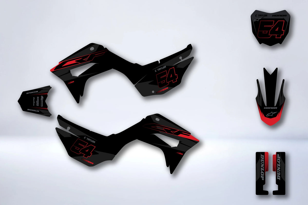 Dekor-Kit HONDA CRF 110 F 2019-2026 - GLAVOK