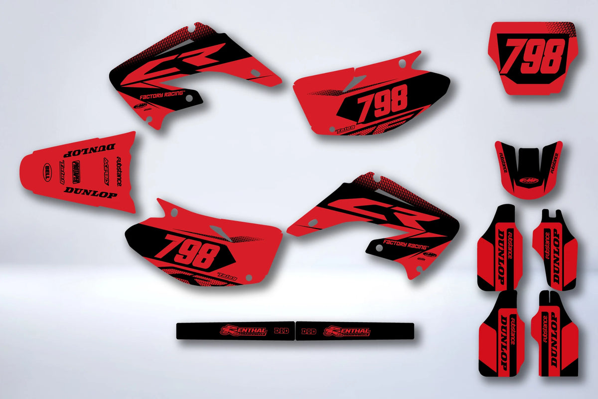 Kit grafiche HONDA CR 125-250 2002-2013 - TUNRIS