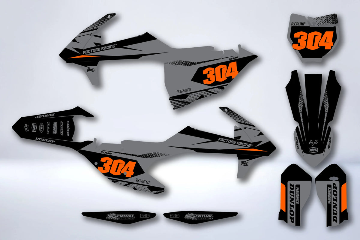 Kit Déco KTM EXC EXC-F SX SX-F 2016-2019 - FALDAX