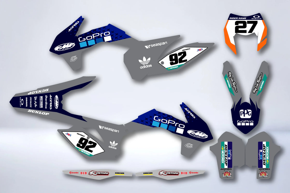 Graphics kit KTM EXC EXC-F SX SX-F 2013-2016 - IROKIS