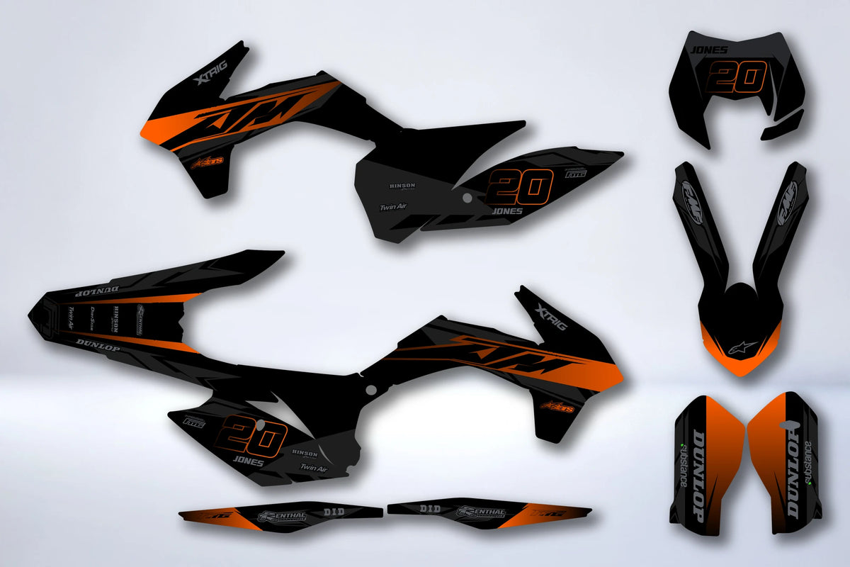 Kit Déco KTM EXC EXC-F SX SX-F 2013-2016 - SYLZIX