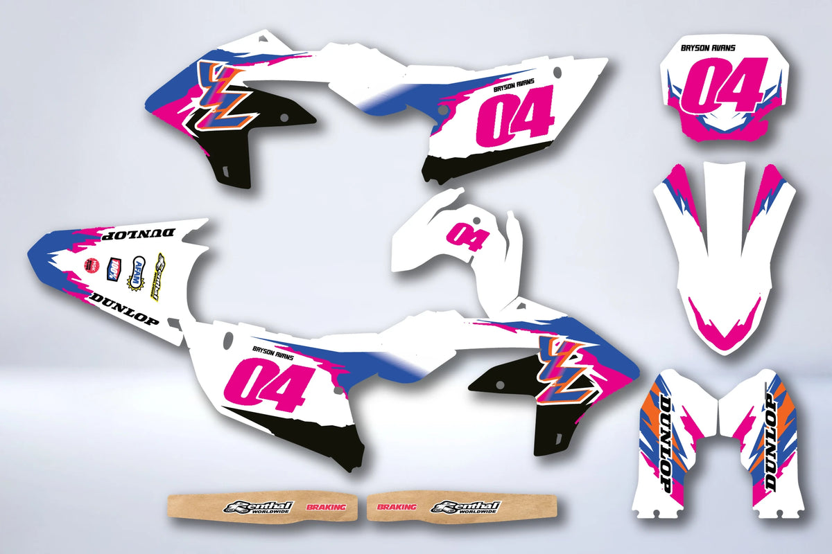 Kit Déco Yamaha YZF 250 2024-2025 & YZF 450 2023-2025 - MUDVAR