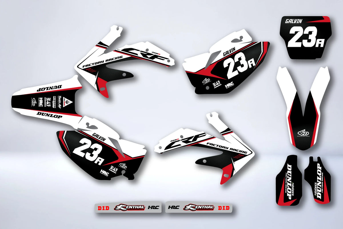 Dekor-Kit HONDA CRF 450 2005-2008 - QUIZOR
