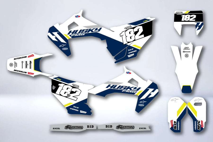 Kit déco HUSQVARNA TC / FC / TX / TE / FE 2019-2023 DELNIS