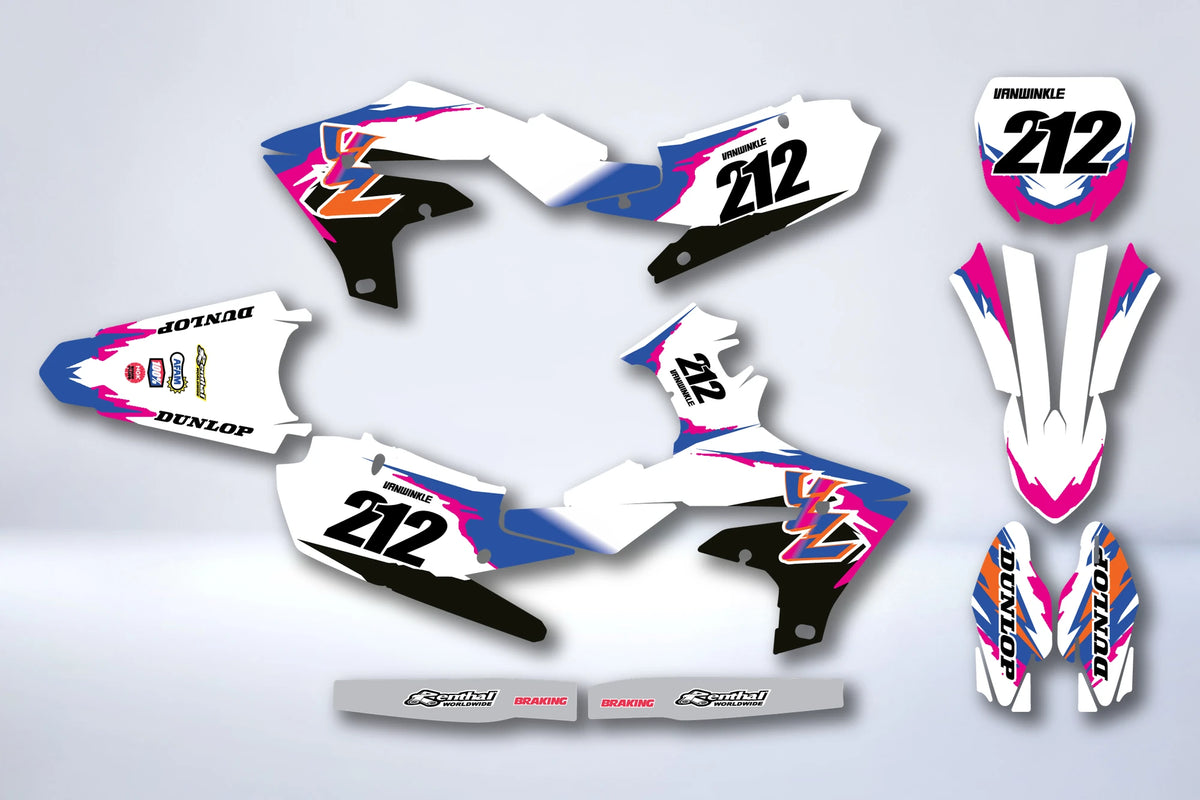 Kit grafiche Yamaha YZF 250 ( 2019-2021 ) / 450 ( 2018-2022 ) - TORDAX
