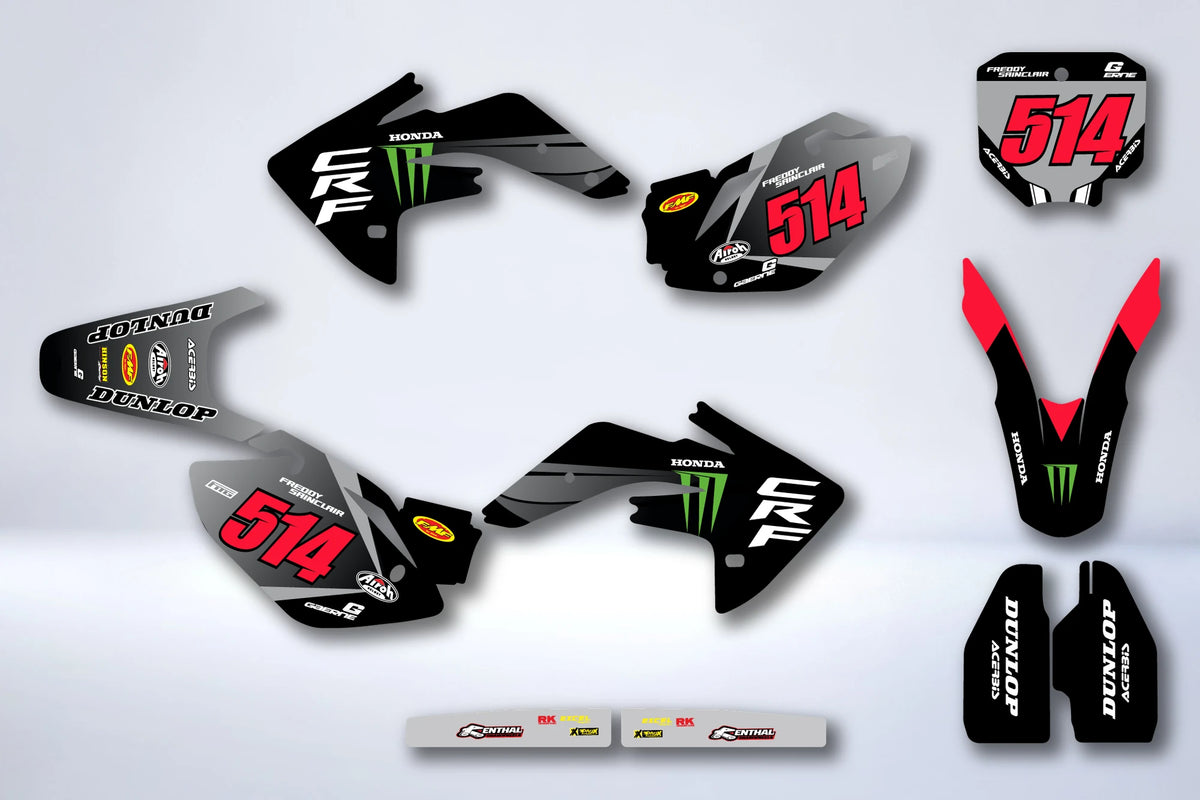 Dekor-Kit HONDA CRF 150 R 2007-2025 - BRURON