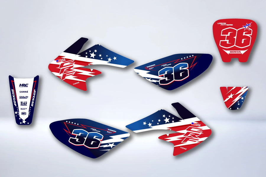 Kit déco HONDA CRF 150 F / 230 F 2002-2014 XANVOK